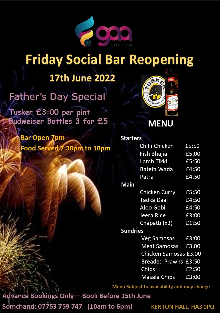 GAA Friday Social Bar