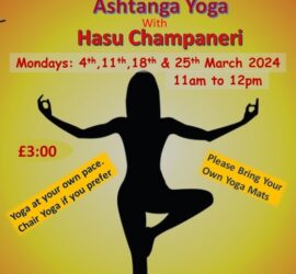GAA London Mixed Yoga Classes – Monday’s 11am to 12pm